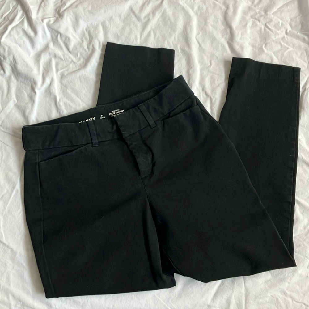 Old Navy Pixie Pants - high rise, size zero petite
